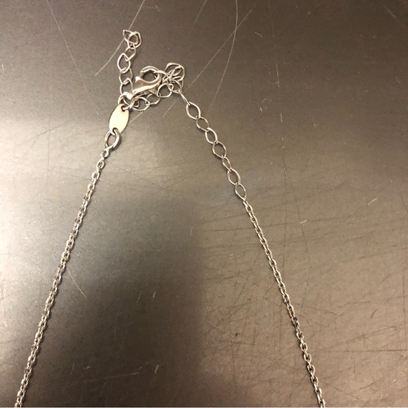 Dyadema Made in Italy Sterling Silver - Loved Necklace with clear stone - Picture 4 of 8